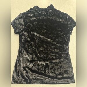 A new day black suede women’s shirt only worn once